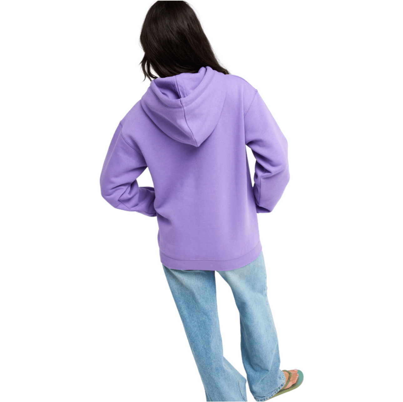 2026 Roxy Womens Surf Stoked Brushed Relaxed Hoodie ERJFT05115 - Dahlia Purple